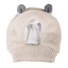 Winter Warm Dog Hat Ear Muffs Noise Protection Windproof Pet Ears Covers Knitted Earmuffs for Small Medium Puppy Accessories