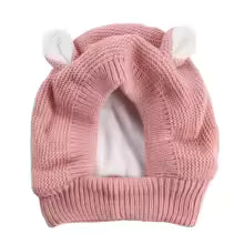 Winter Warm Dog Hat Ear Muffs Noise Protection Windproof Pet Ears Covers Knitted Earmuffs for Small Medium Puppy Accessories