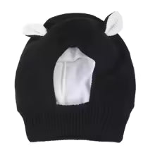 Winter Warm Dog Hat Ear Muffs Noise Protection Windproof Pet Ears Covers Knitted Earmuffs for Small Medium Puppy Accessories